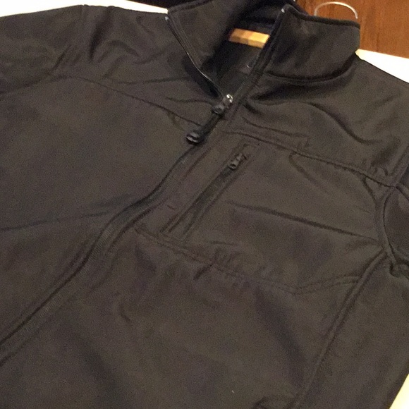 L FleeceLinedGap blackathleticjacket  2 inner&3 outer pockets❤️Likeit4price drop - Picture 16 of 16